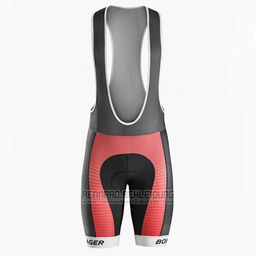 2016 Fahrradbekleidung Trek Bontrager Rot und Shwarz Trikot Kurzarm und Tragerhose